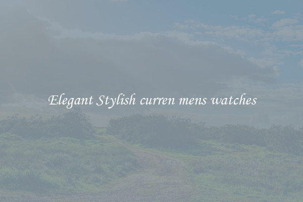 Elegant Stylish curren mens watches