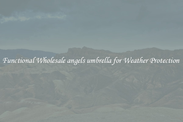 Functional Wholesale angels umbrella for Weather Protection 