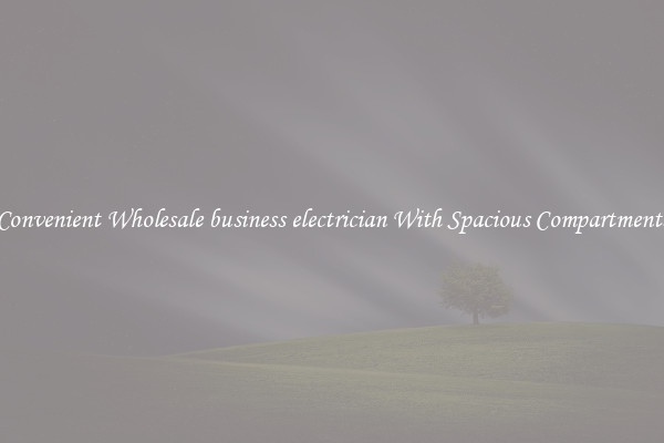 Convenient Wholesale business electrician With Spacious Compartments