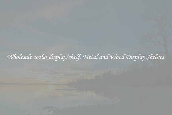 Wholesale cooler display/shelf, Metal and Wood Display Shelves 