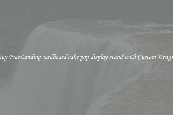 Buy Freestanding cardboard cake pop display stand with Custom Designs