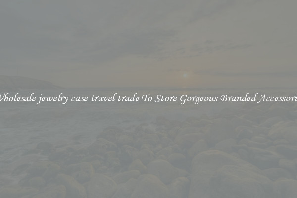Wholesale jewelry case travel trade To Store Gorgeous Branded Accessories