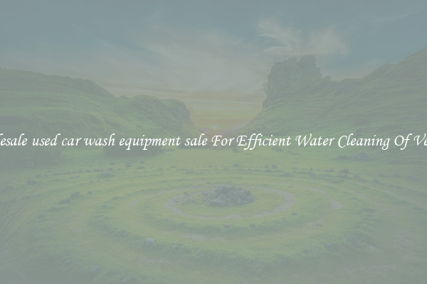 Wholesale used car wash equipment sale For Efficient Water Cleaning Of Vehicles