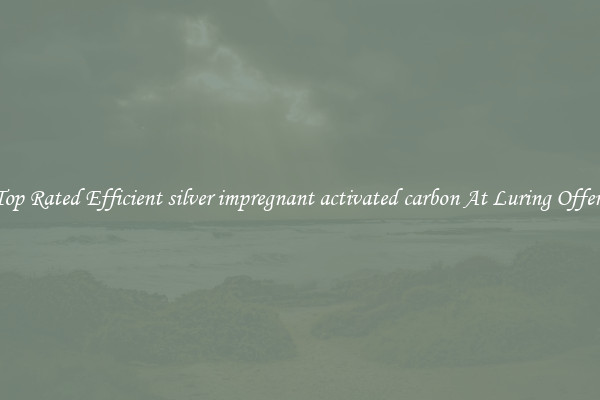 Top Rated Efficient silver impregnant activated carbon At Luring Offers