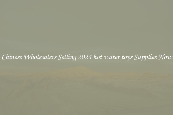 Chinese Wholesalers Selling 2024 hot water toys Supplies Now